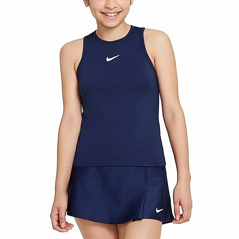 Nike Court Dri-Fit Victory Tank Girl Midnight Navy/White