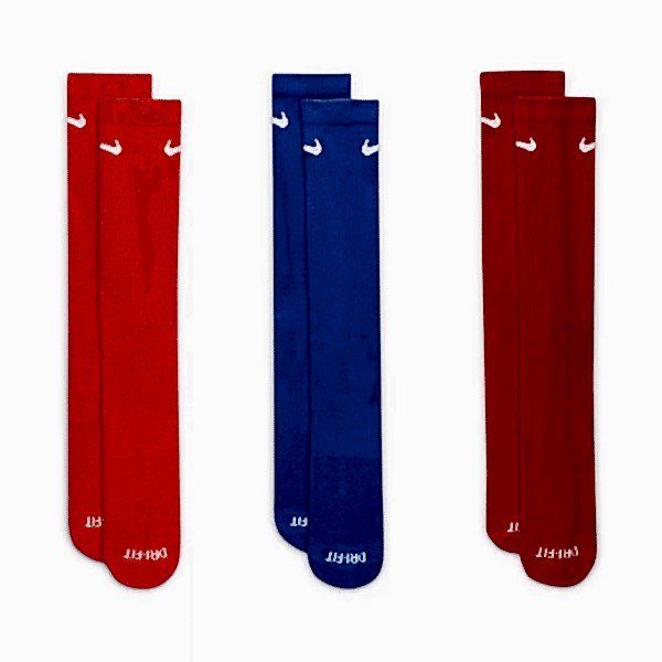 Nike Everyday Plus Cushioned Crew Antrenman Çorapları (3 Çift)