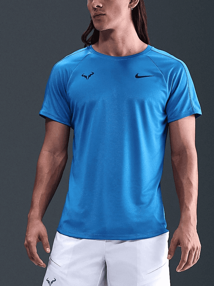 Rafa Challenger Nike Dri-FIT Kısa Kollu Erkek Tenis Üstü