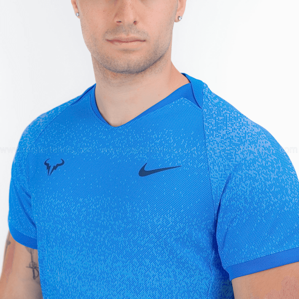 Rafa NikeCourt Dri-FIT ADV Kısa Kollu Erkek Tenis Üstü