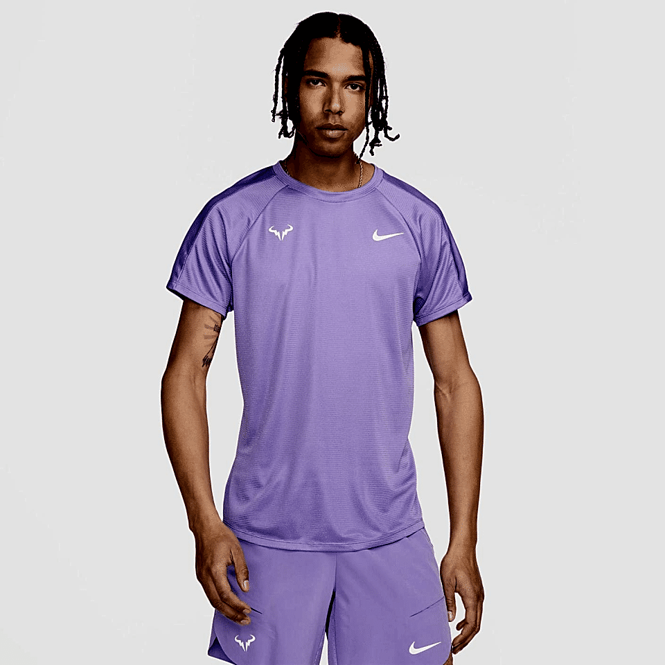 Rafa Challenger Nike Dri-Fit Kısa Kollu Erkek Tenis Üstü