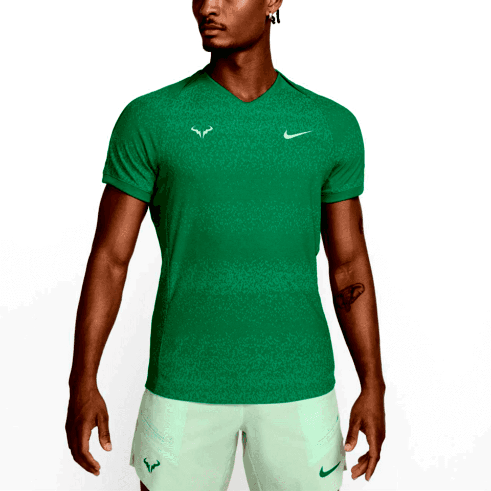 Rafa NikeCourt Dri-FIT ADV Kısa Kollu Erkek Tenis Üstü