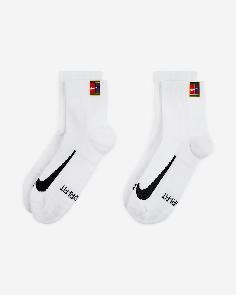 NikeCourt Multiplier Max Tenis Bilek Çorapları (2 Çift)