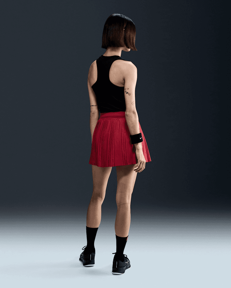 NikeCourt Advantage Dri-FIT Pileli Kadın Tenis Eteği